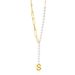Sterg Sier Female Niche Design High Sense Ins Wind Pearl Necklace Letter Temperament_ipsvogv.com