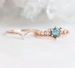 Sanjie 2021 New Fashionable Electroplated Rose Gold Women's Pair Simple And Exquisite Notice Ring Jewelry_ipsvogv.com