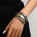 Ins Geometric Fashion Commuter American Style Women's Simple and niche Multi layer Design Mother of Pearl Bracelet_ipsvogv.com