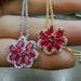 Exquisite Lace Edge Pure White Full Diamond Water Drop Necklace Hollow Rose Pendant_ipsvogv.com