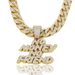 Fashion Brand Full Dia Necklace Jewelry Versatile For Men And Women Hip Hop English Letter Single Pendant_ipsvogv.com