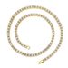 Diamond cross pendant alloy Cuban chain single row chain set accessories all match hip hop necklace_ipsvogv.com