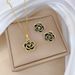 【 Set 】 Camellia Drop Oil Light Luxury Necklace For Female Internet Celebrity Versatile Clavicle Titanium Steel Chain_ipsvogv.com