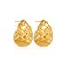 Women’s Jewelry Set Fashion Simple Atmosphere Stainless Steel Geometric Earrings Retro Water Drop Thread Braided Earrings_ipsvogv.com