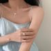 Sweet Ribbon Bow Pendant Necklace For Women Simple Fashion Versatile Elegant Clavicle Chain Internet Celebrity Niche_ipsvogv.com