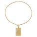 American hip-hop men's with personalized square pendant and diamond inlay design, Cuban chain internet red necklace_ipsvogv.com