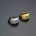 Women’s Jewelry Set Fashion Spot Trend Ins Light Luxury Style Square Diamond Zircon CZ Ring Opening Adjustable Wide Face Hand Jewelry_ipsvogv.com