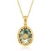 new Light Luxury Atmosphere Natural Water Grass Agate Necklace S925 Silver Inlaid Green Moss Stone Pendant Fashion Customization_ipsvogv.com