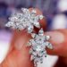 Cao Shi's New Super Zirconia Horse Eye Drill Sparkling Crystal Creative Leaf Women's Earrings_ipsvogv.com