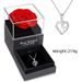 Women’s Jewelry Set Fashion Love Cross Necklace Heart Shaped Pendant Love Ornament Clavicle Chain_ipsvogv.com