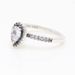 Women's Jewelry Shining Pear Shaped Halo Ring Fashionable Light Luxury Fire Pear Water Drop Diamond Ring Paper Ring Gift Surprise_ipsvogv.com