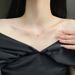 Minimalist Temperament, Six Claw Necklace, Women's Titanium Steel Not Fading, Niche, Light Luxury, Single Diamond_ipsvogv.com