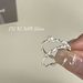 Euni Han S Pure Silver Korean Textured Ring Unique Design And High-end Feel, Designed For Women With A Minimalist Style_ipsvogv.com