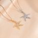 New Korean Version Titanium Necklace For Women's Seaside Starfish Personality Collarbone Chain Fashion Style Stainless_ipsvogv.com