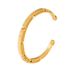 Trendy Great Wall Pattern Multi Layer Stainless Steel Hollow Back Text Design Versatile Open Punk Bracelet_ipsvogv.com