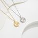 Cross-border new accessories moon star pendant geometric round necklace ins female clavicle necklace necklace_ipsvogv.com