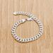 S Pure Silver Carved Side Cuban Bracelet For Men And Women Hip-Hop Personality Ins High-Quality Versatile Chain Jewelry_ipsvogv.com