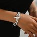 2024 New OT Buckle Women's Simple and Versatile Multi layer Design Boyfriend Universal Bracelet Jewelry_ipsvogv.com