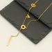 French Stainless Steel Letter Necklace, Fashionable LOVE, Niche Romantic Design Accessory Necklace_ipsvogv.com
