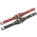 Punk Totem Little Elf Skull Ghost Head Men's Leather Jewelry Trendy PU Rock Bracelet_ipsvogv.com