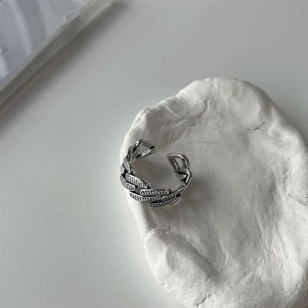 Pure Silver Korean Version Cuban Chain Female Niche Design, Instagram Style, High-end, Light Luxury, Hip-hop Trend Tail_ipsvogv.com