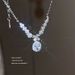 Super Sparkling Angel Wings Zircon Necklace, Women's Light Luxury, Niche Temperament, Design Sense, Clavicle Chain,_ipsvogv.com