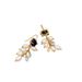 Super Immortal Freshwater Pearl Baroque Tassel Light Luxury Long Natural Lapis lazuli Personalized Earrings for Women_ipsvogv.com