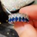 Cao Shi's Hot Selling New Light Luxury Double Row Water Drop Zircon For Women Full Diamond Couple Ring_ipsvogv.com