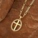Women's Jewelry Simple And Fashionable Copper Necklace Female Personality Retro Hollow Full Diamond Cross Clavicle Chain_ipsvogv.com