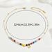 Sweet And Fresh Ladies' Long Necklace, Love Letter Design Clavicle Chain, All Match Forest Beaded Necklace_ipsvogv.com