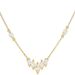 Light Luxury Fashion All Match Micro Inlaid Zircon Water Drop V Shaped Necklace Female Personality Exquisite Super Flash Advanced Clavicle Chain_ipsvogv.com