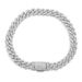 8mm Single Row Full Diamond Cuban Chain Hip-Hop For Men High-End Zircon Bracelet Accessories_ipsvogv.com