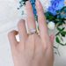 Women's Jewelry Water Drop Diamond Ring Fashion Basic 7*11 Single Diamond Ring S925 Silver Diamond Ring_ipsvogv.com