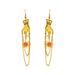 Feng women's hip-hop style with personalized palm design, micro inlaid niche earrings, versatile earrings_ipsvogv.com