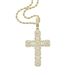 New Zircon Cross Pendant Hip Hop Fashion Trend Men's Necklace_ipsvogv.com
