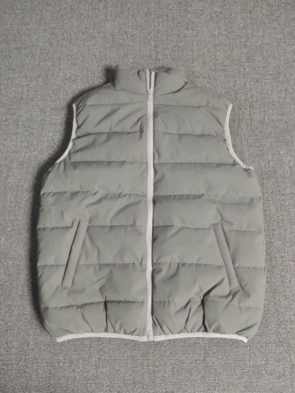 Men's Clothing Autumn And Winter Men And Women Reflective Silk Cotton Cotton Vest Couple Sports Cycling Night Running Warm Vest_ipsvogv.com