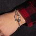 INS Style Horseshoe Buckle Gold-Plated Stainless Steel Box Chain Unisex Low Allergy Carabiner Bracelet_ipsvogv.com
