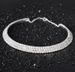 Korean Fashion Jewelry Full Water Diamond Layer Multi Row Collar Bride Crystal Short Necklace_ipsvogv.com