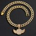 Hot Selling Full Diamond Wings Alloy Pendant Hip Hop Men's Fashion Personality Trendy Necklace_ipsvogv.com