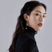 sier Six Pointed Star Zircon Earrings Jewelry_ipsvogv.com