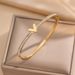 Hot Titanium Steel Bracelet Female V-letter Mother High-end Sense Simple Ins Style Personalized Light Luxury_ipsvogv.com