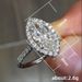 Cao Shi Jewelry Merchant Classic Micro Inlaid Zircon Horse Eye Shaped Women's Wedding Proposal And Engagement Ring_ipsvogv.com