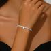 Women’s Jewelry Set Fashion Hot Sale Bridal Jewelry Exquisite And Simple Clavicle Necklace Earrings Set Wedding Dress Accessories_ipsvogv.com