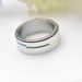 Decompression Rotation New Titanium Steel Rotatable Rainbow Ring Jewelry_ipsvogv.com