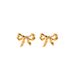 Korean Bowknot Earrings For Women, Elegant And Versatile, Exquisite Brass Studs With A High-end Feel, Ins Style_ipsvogv.com