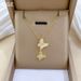 】 Hollow 【 Shell Butterfly Light Luxury Charm Gorgeous Full Diamond Necklace Women's Versatile Clavicle Chain Titanium 【 】_ipsvogv.com
