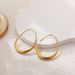 Unisex Fashion Sense Egg Shaped Stainless Steel Ear Hooks For Women Trendy Atmospheric Fashion Earrings Ins Cold Wind Ear Accessories_ipsvogv.com