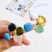 Women's Jewelry Set Fashion Domestic And Foreign Self Designed Jewelry Gem Candy Color Open Bracelet Niche Design Bracelet Jewelry_ipsvogv.com