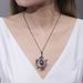 Spring On The Branches Pendant Silver Natural Colored Gemstone Necklace Design Small Fresh Natural Style Necklace Female Ins Style_ipsvogv.com