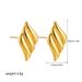 Women’s Jewelry Set Fashion Hot Selling New Products Angel Wings Big Earrings Siren Sea Monster Style Gold Polished Exaggerated Earrings_ipsvogv.com